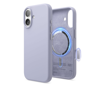 Etui do telefonów Elago Magsafe Silicon Case do iPhone 17 Soft Purple ES17MSSC61-PU
